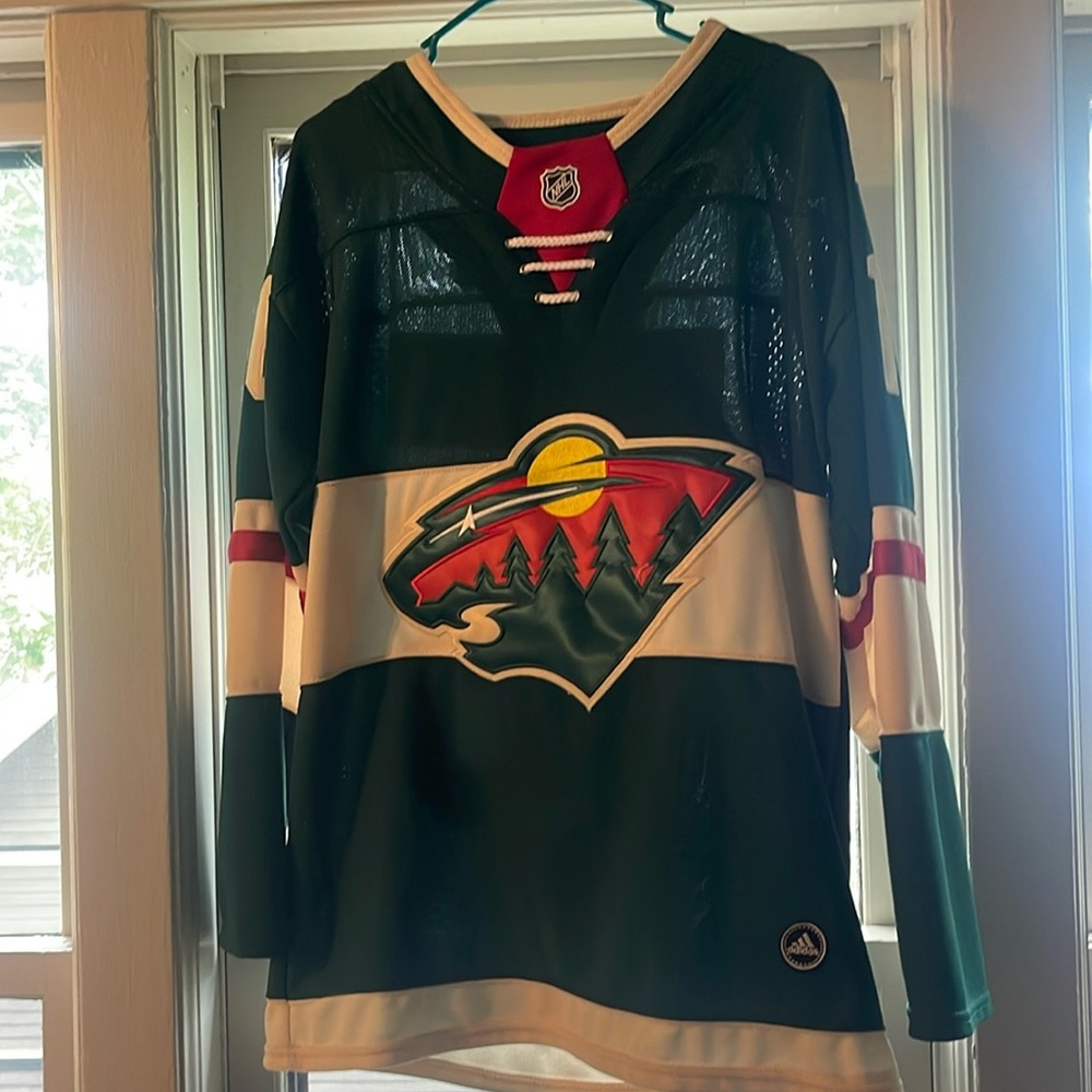 Jason Zucker Official Wild Jersey